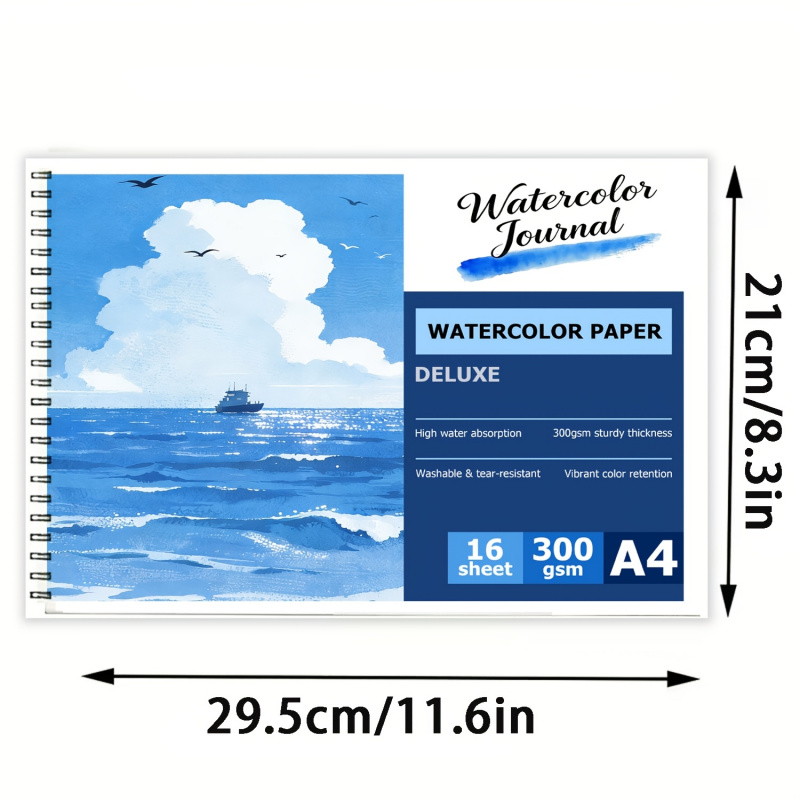 16 Sheets A4 Spiral-bound Wate - огляд і ціна Stationery Books