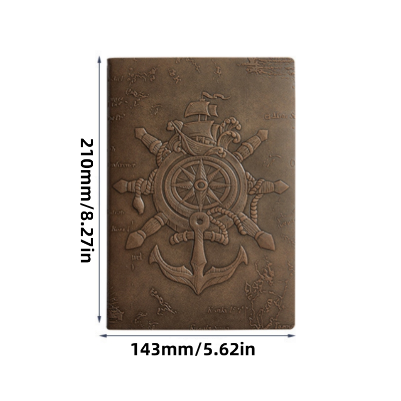 A5 Retro Notebook Thick Inner  - огляд і ціна Vintage Leather Journal Notebook