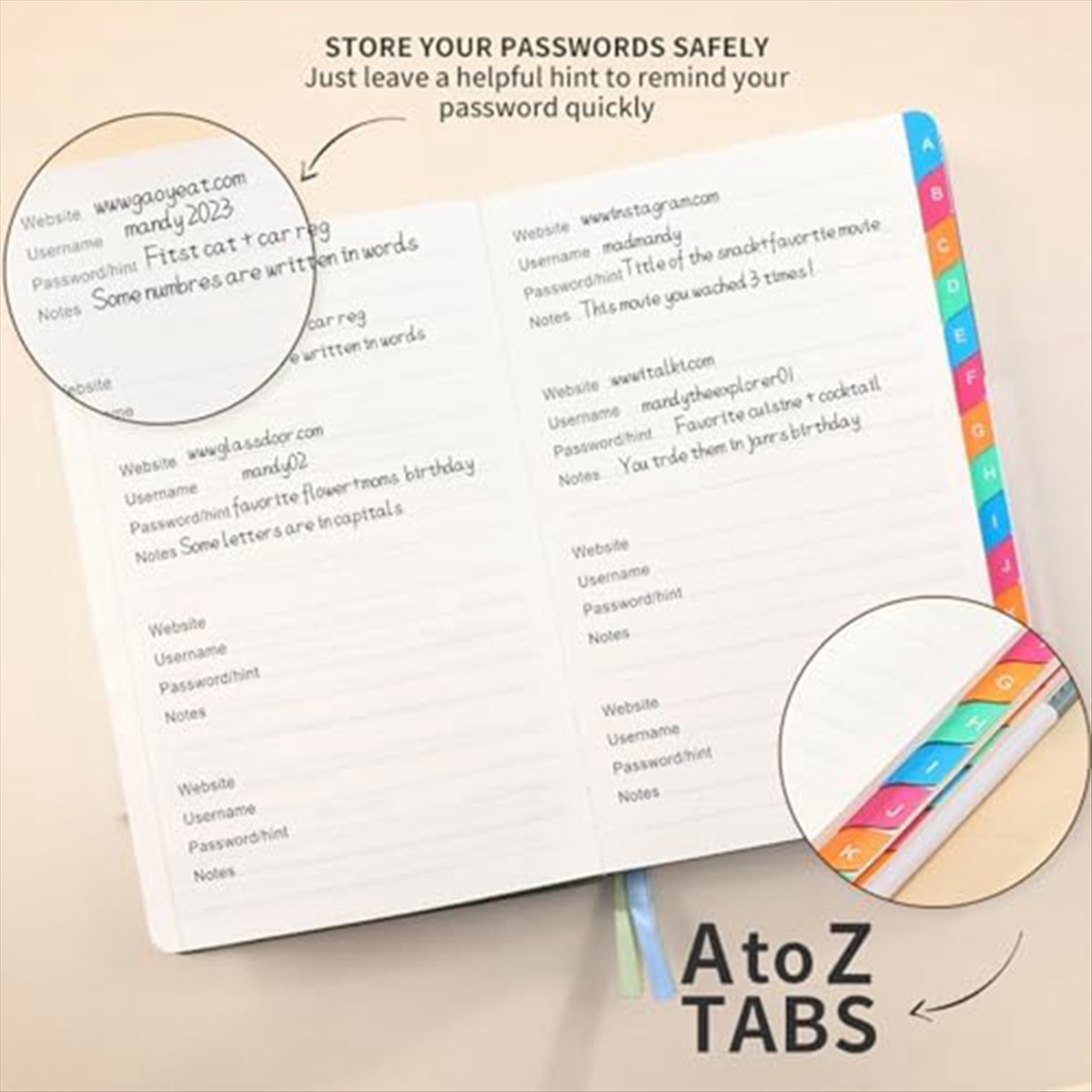 N82R Password Keeper Book with - огляд і ціна Books